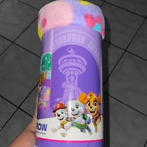 Paw patrol throw 45in x 60in